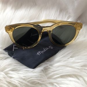 Madewell sunglasses, yellow